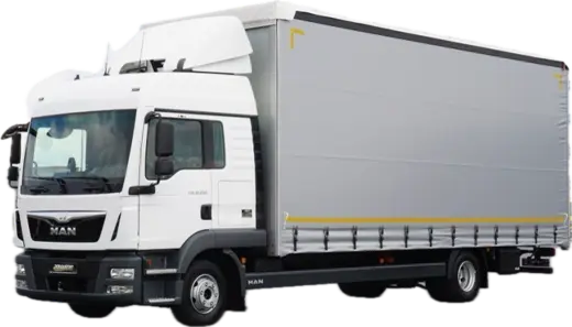 Großer Solo-Lkw aus dem Fuhrpark von CT Connect